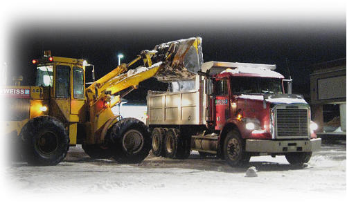 boston snow hauling